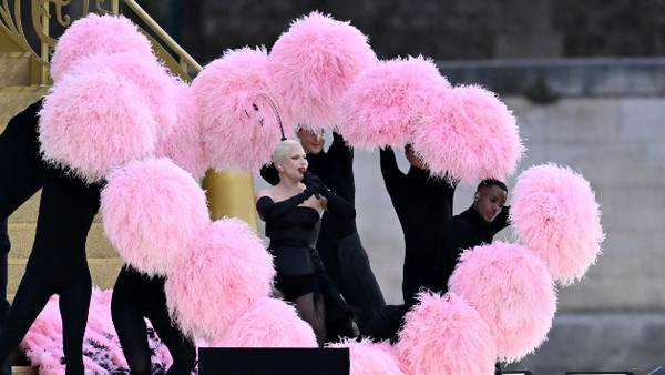 Lady Gaga says she wanted her Olympics performance to "warm the heart of France"